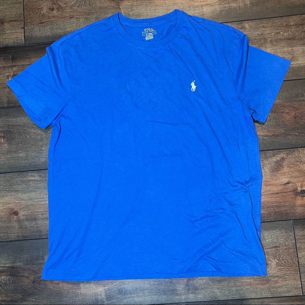Polo Ralph Lauren T-Shirt Royal Blue Size Medium